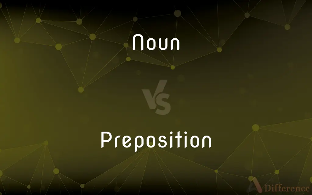 Noun vs. Preposition — What's the Difference?