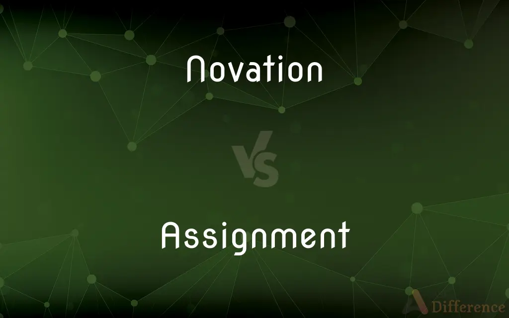 difference between an assignment and a novation