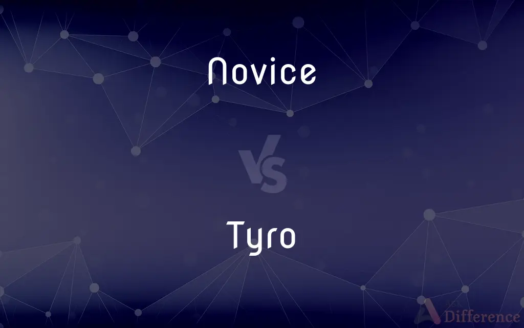 Novice vs. Tyro — What's the Difference?