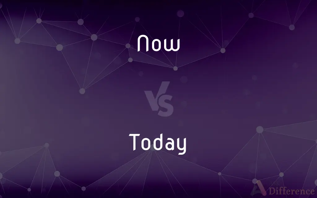 Now vs. Today — What's the Difference?