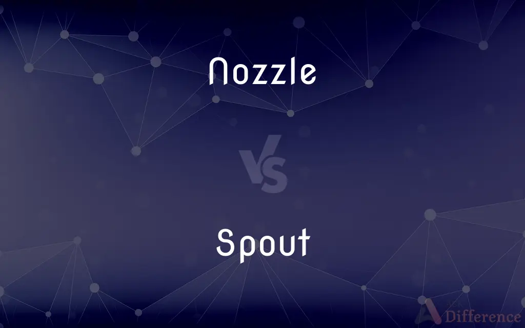 Nozzle vs. Spout — What's the Difference?