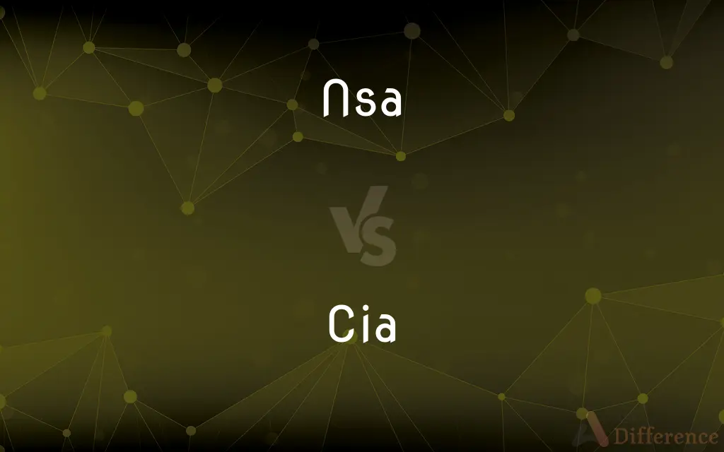 NSA vs. CIA — What's the Difference?