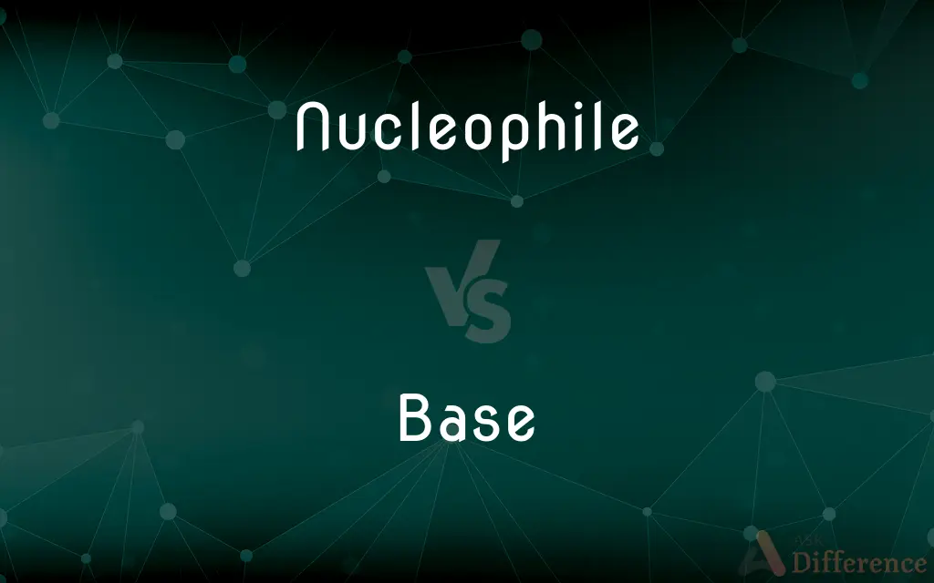 Nucleophile vs. Base — What's the Difference?