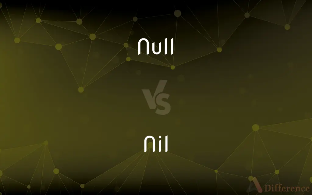 Null vs. Nil — What's the Difference?