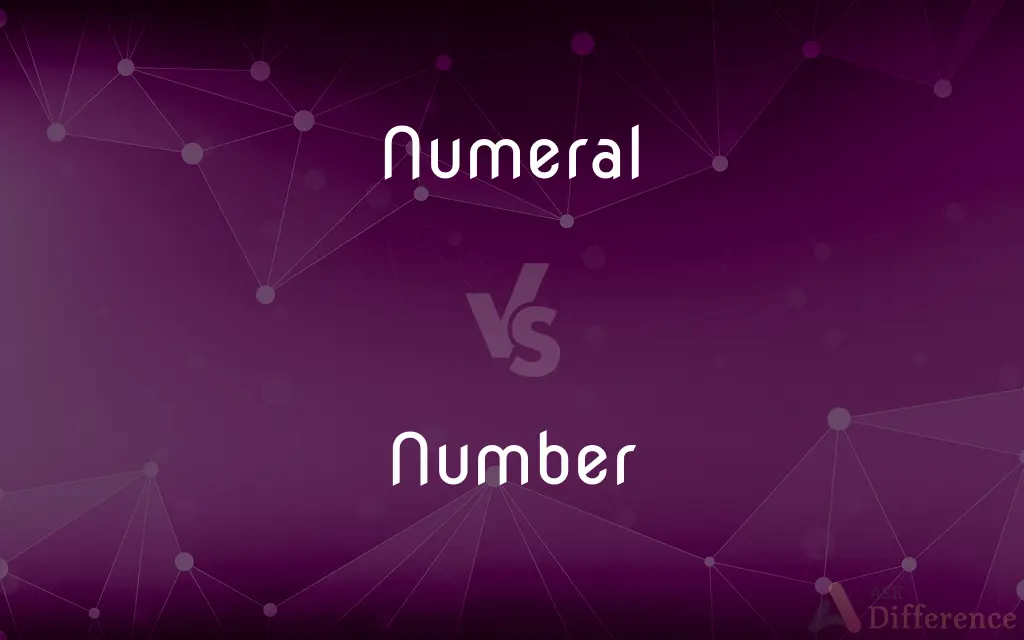 Numeral vs. Number — What's the Difference?