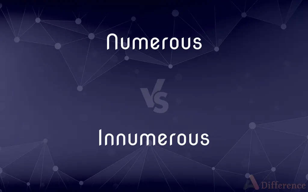 Numerous vs. Innumerous — What's the Difference?