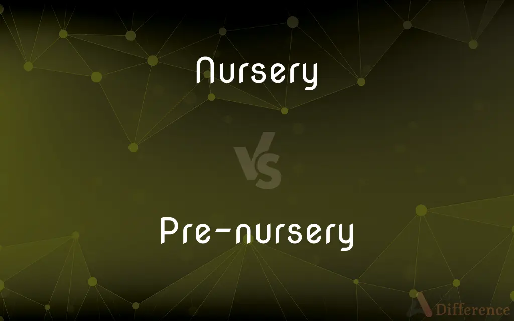 Nursery vs. Pre-nursery — What's the Difference?