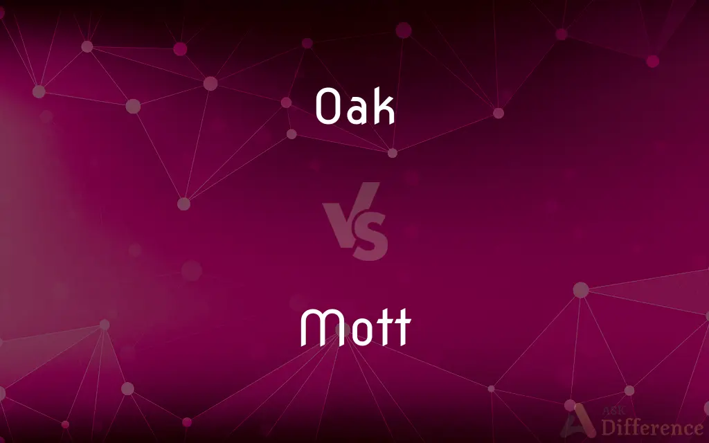 Oak vs. Mott — What's the Difference?