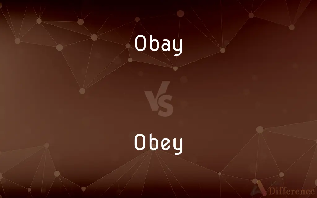 Obay vs. Obey — Which is Correct Spelling?
