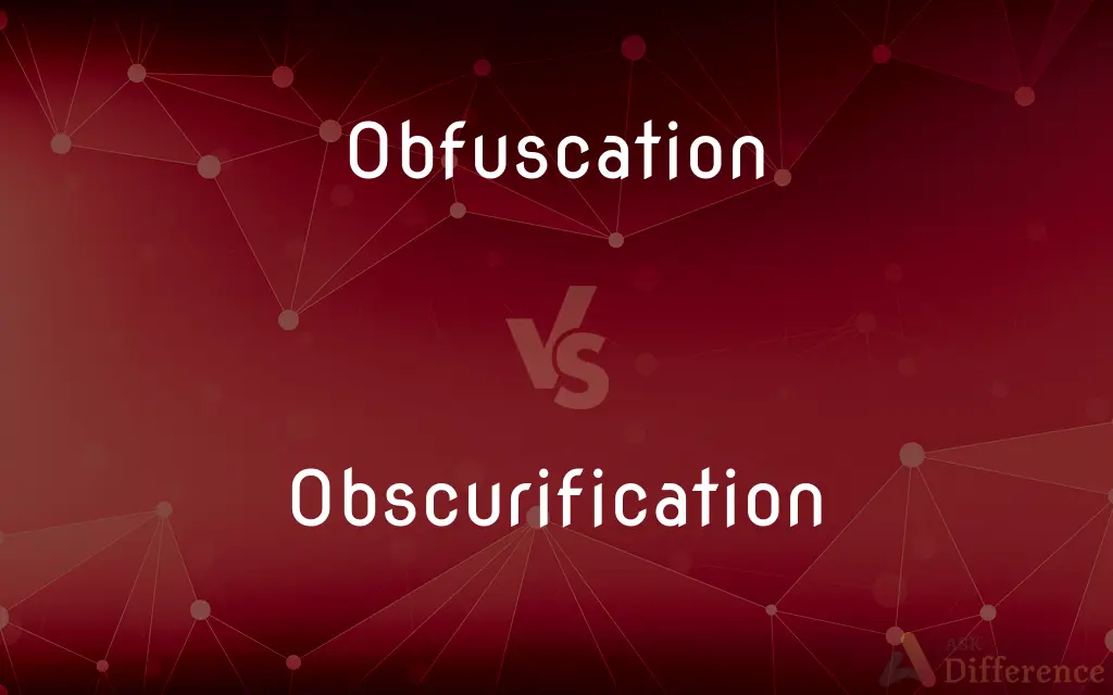 Obfuscation vs. Obscurification — What's the Difference?