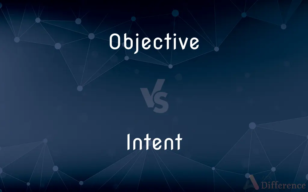 Objective vs. Intent — What's the Difference?