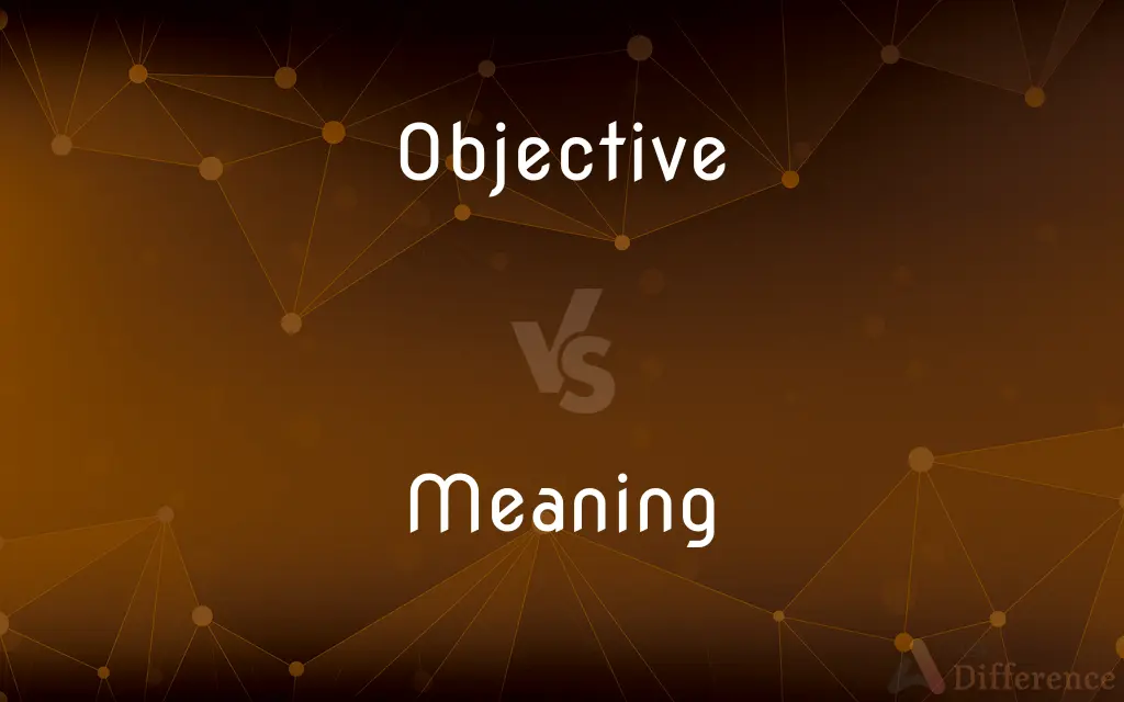 Objective vs. Meaning — What's the Difference?