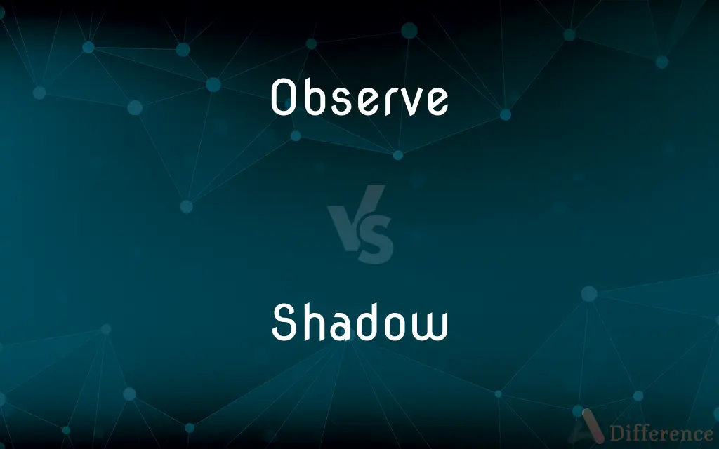 Observe vs. Shadow — What's the Difference?