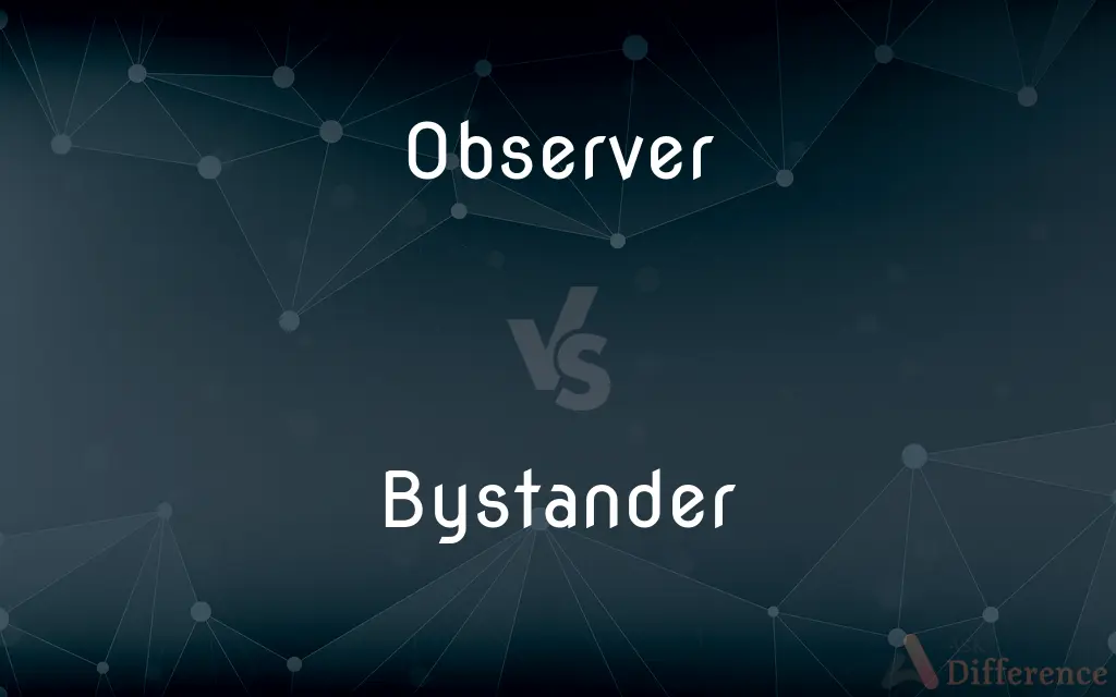Observer vs. Bystander — What's the Difference?
