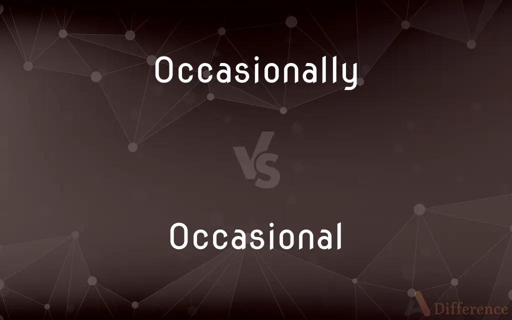 Occasionally vs. Occasional — What's the Difference?