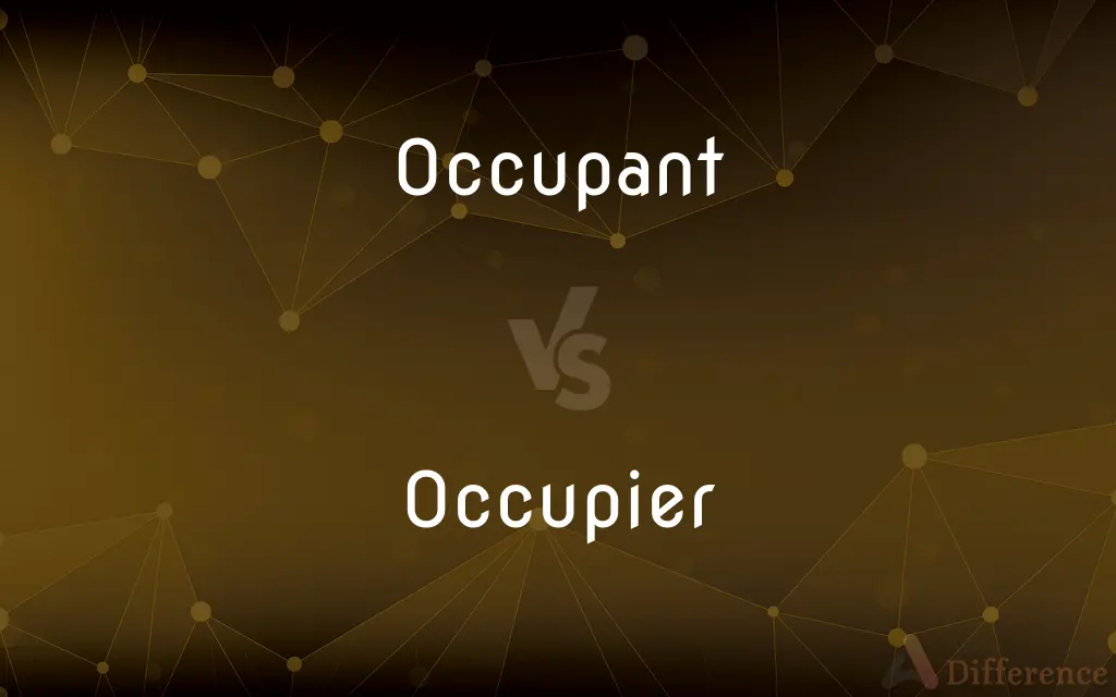 Occupant vs. Occupier — What's the Difference?
