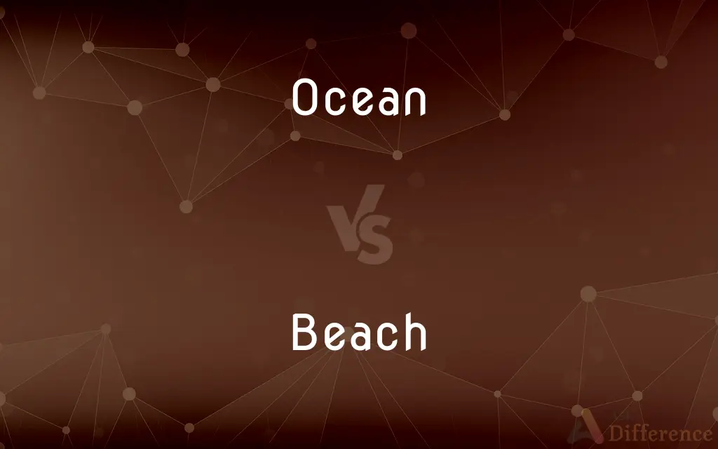 Ocean vs. Beach — What's the Difference?
