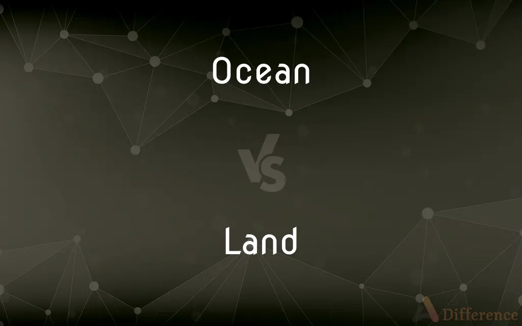 Ocean vs. Land — What's the Difference?