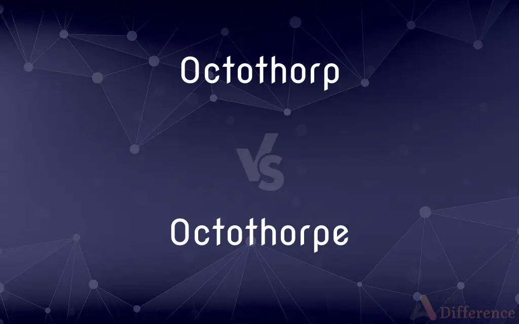 Octothorp vs. Octothorpe — What's the Difference?