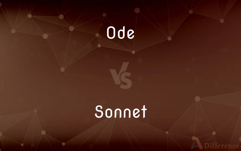Ode vs. Sonnet — What's the Difference?
