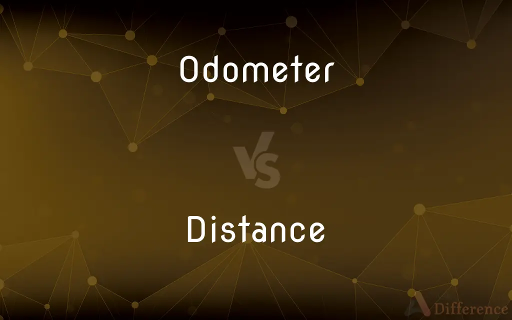Odometer vs. Distance — What's the Difference?