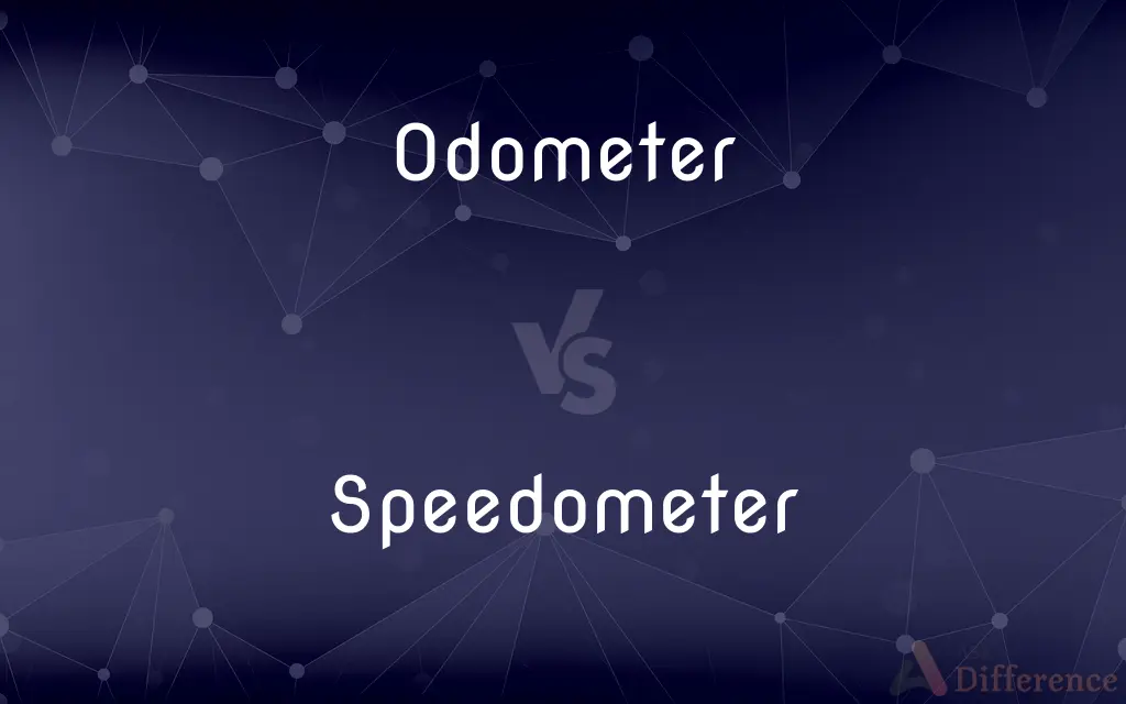 Odometer vs. Speedometer — What's the Difference?