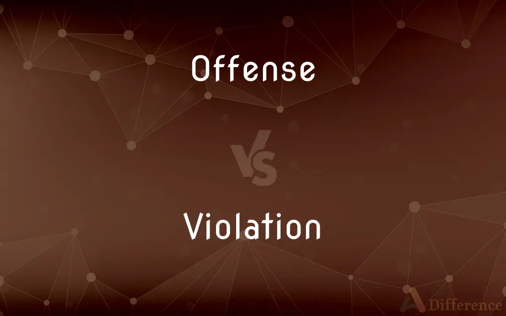 Offense vs. Violation — What's the Difference?