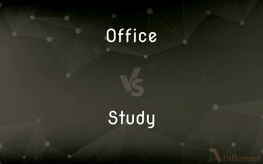 Office vs. Study — What's the Difference?
