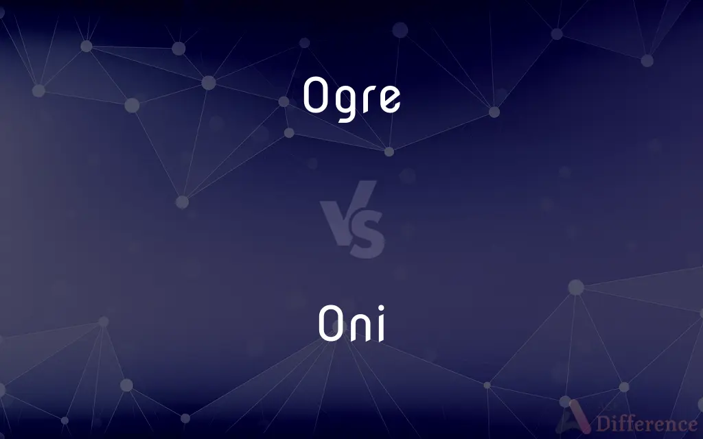 Ogre vs. Oni — What's the Difference?