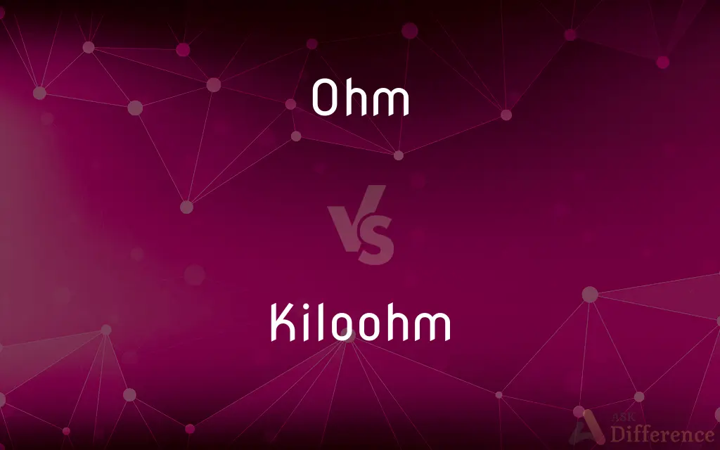 Ohm vs. Kiloohm — What's the Difference?