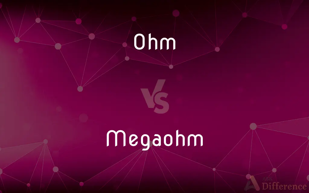 Ohm vs. Megaohm — What's the Difference?