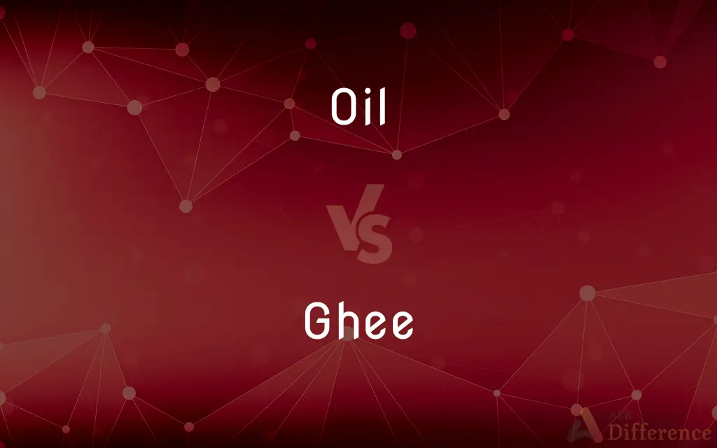 Oil vs. Ghee — What's the Difference?