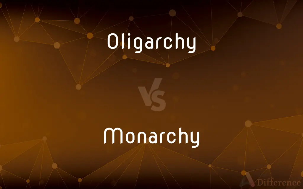 Oligarchy vs. Monarchy — What's the Difference?