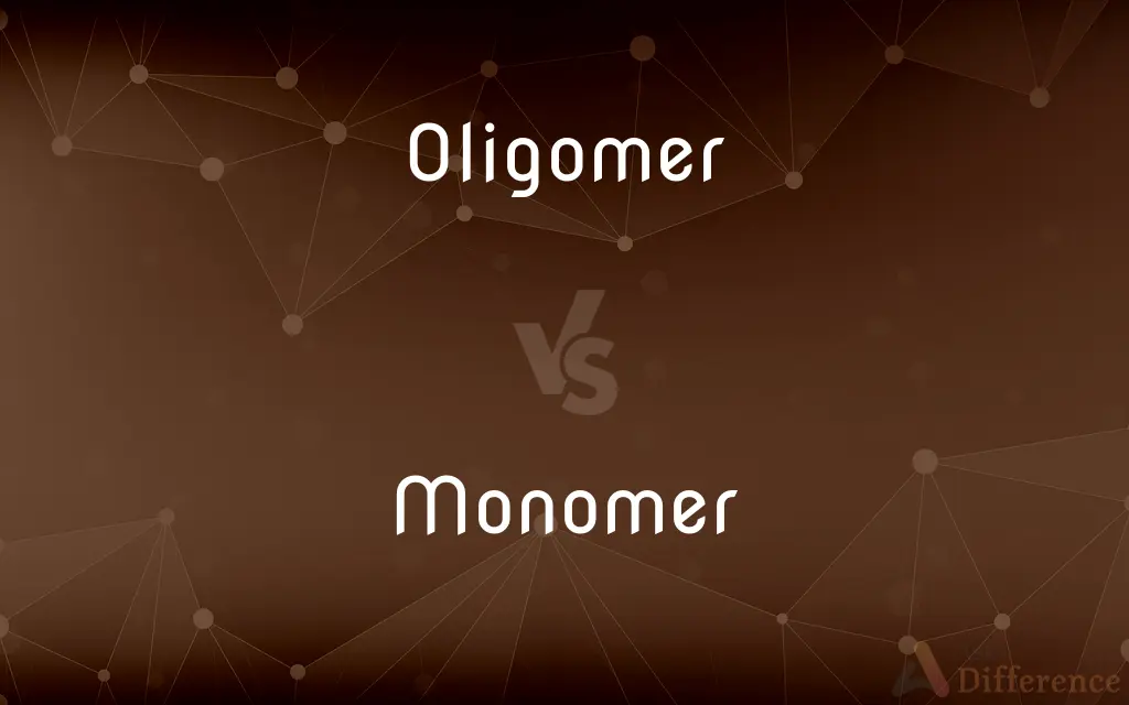 Oligomer vs. Monomer — What's the Difference?