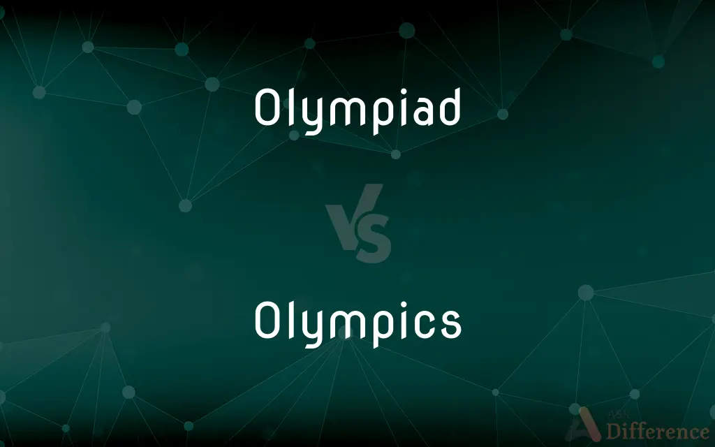 Olympiad vs. Olympics — What's the Difference?