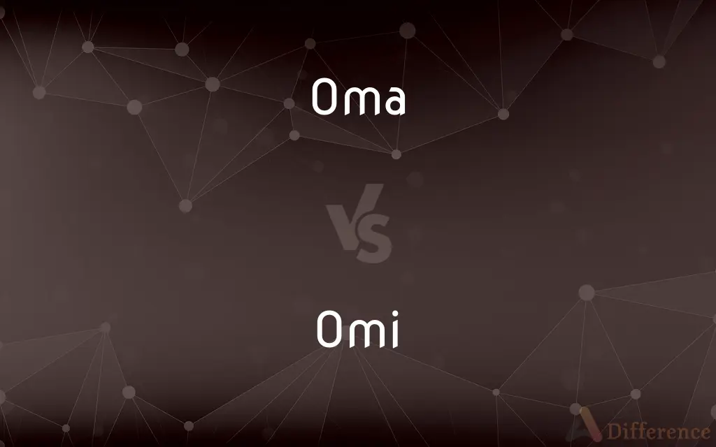 Oma vs. Omi — What's the Difference?