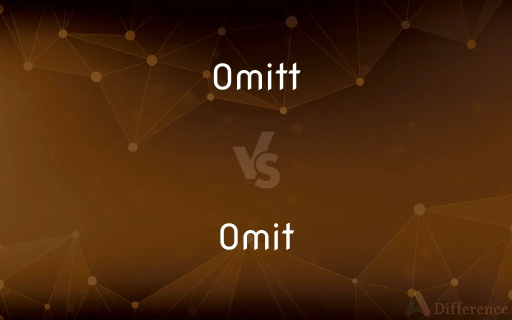 Omitt vs. Omit — Which is Correct Spelling?