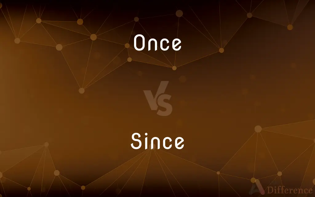 Once vs. Since — What's the Difference?
