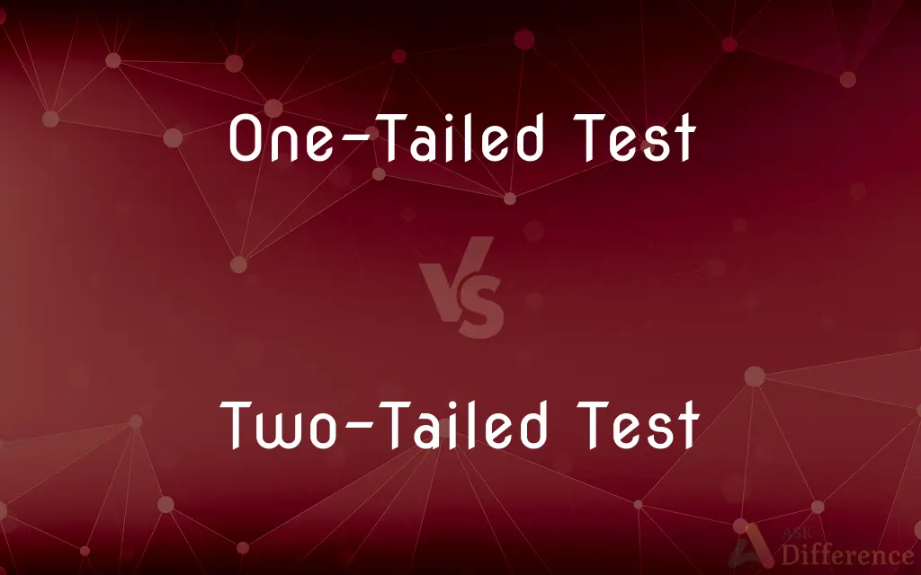 One-Tailed Test vs. Two-Tailed Test — What's the Difference?