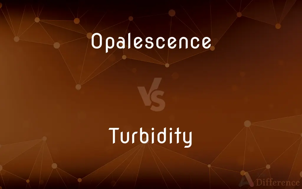 Opalescence vs. Turbidity — What's the Difference?
