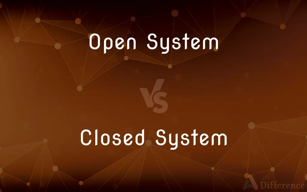 Open System vs. Closed System — What's the Difference?