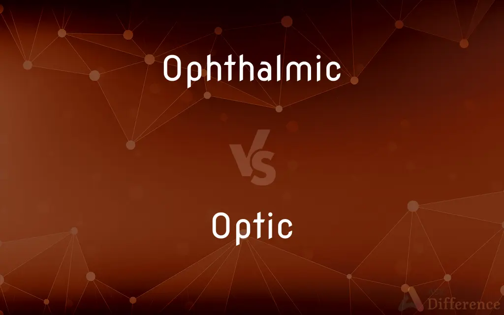 Ophthalmic vs. Optic — What's the Difference?