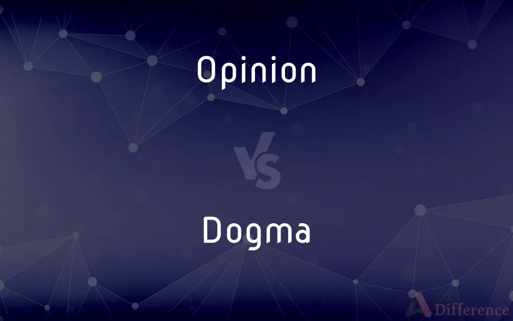 Opinion vs. Dogma — What's the Difference?