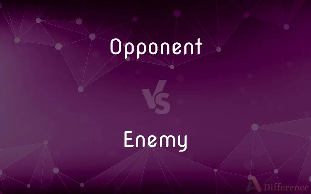 Opponent vs. Enemy — What's the Difference?