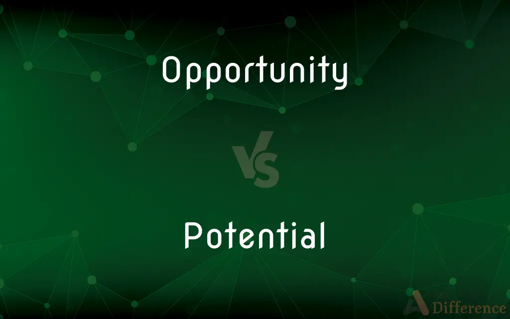 Opportunity vs. Potential — What's the Difference?