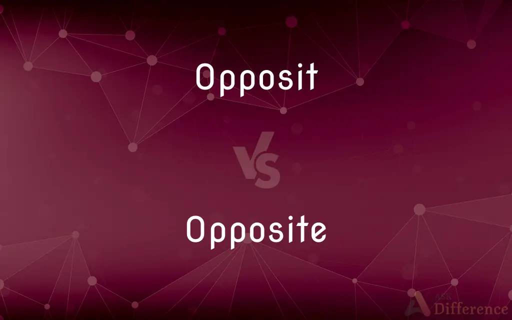 Opposit vs. Opposite — Which is Correct Spelling?
