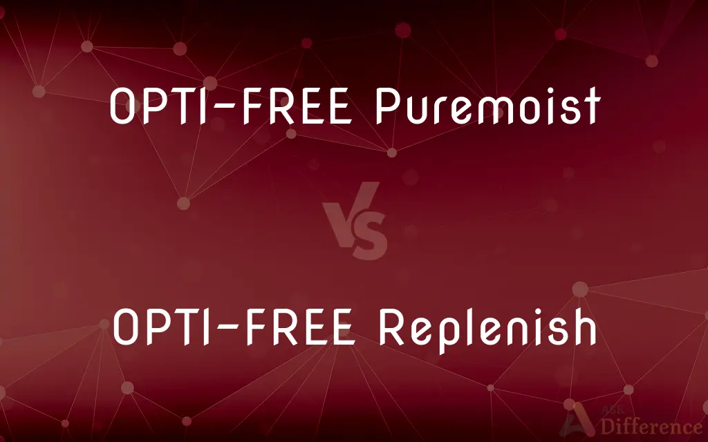 OPTI-FREE Puremoist vs. OPTI-FREE Replenish — What's the Difference?
