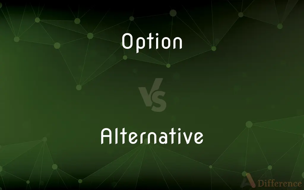 Option vs. Alternative — What's the Difference?