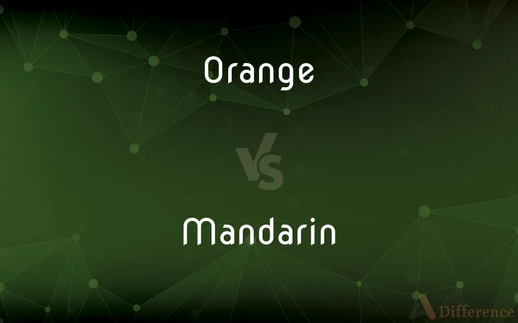 Orange vs. Mandarin — What's the Difference?