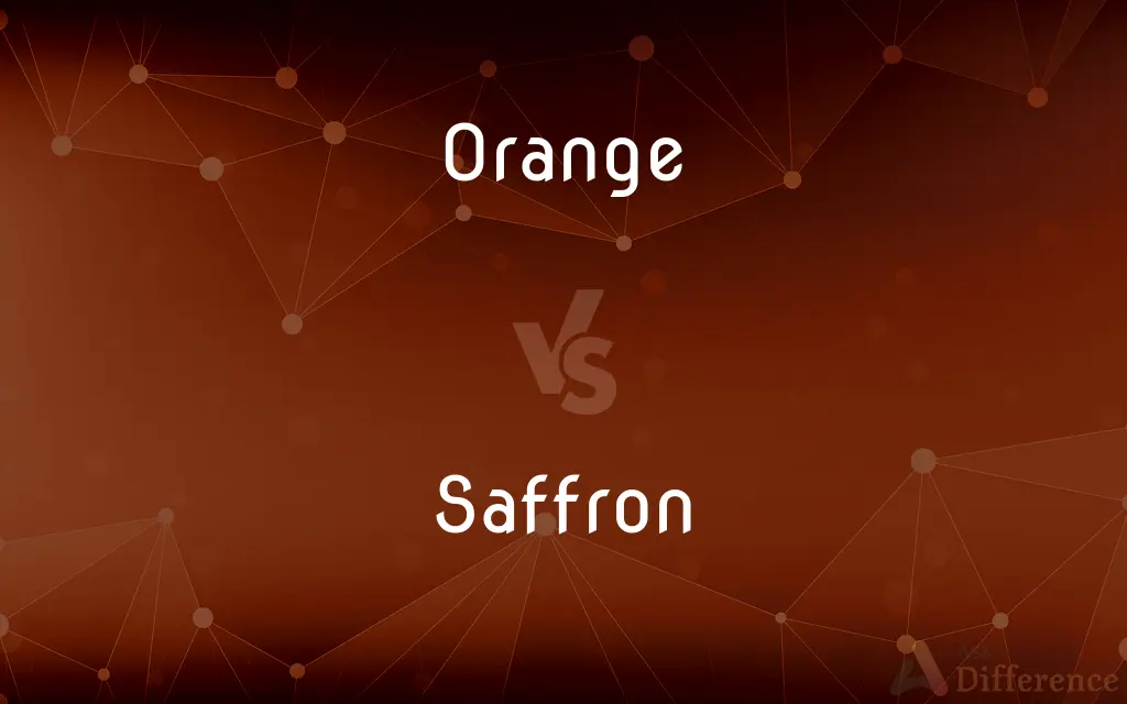 Orange vs. Saffron — What's the Difference?